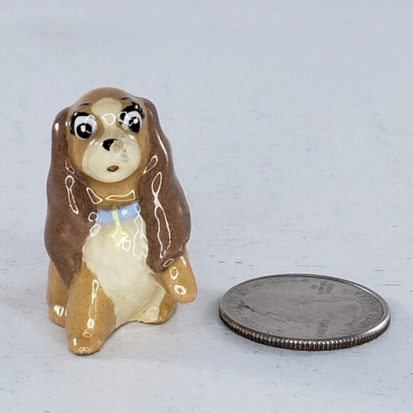 Hagen Renaker DIsney Lady Tramp Miniature Figurine Cocker Spaniel Dog *FLAW - Picture 7 of 7